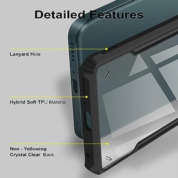 Redmi_Note_8|_PC+TPU_360_Protective_Design_|_Black___ShockProof_Bumper_Crystal_Clear_Transparent_Back_Cover_Case