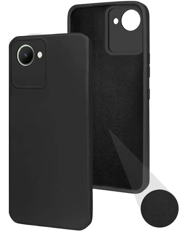 Realme_C30_4G|_PC+TPU_360_Protective_Design_|_Black__Silicone_Back_Cover_Case