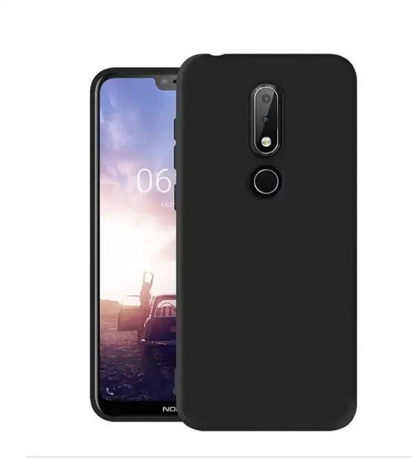 Nokia_6.1_Play|_PC+TPU_360_Protective_Design_|_Black__Silicone_Back_Cover_Case
