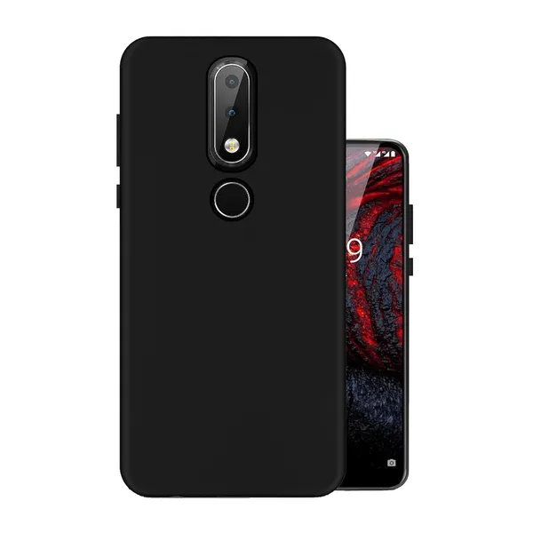 Nokia_6.1_Play|_PC+TPU_360_Protective_Design_|_Black__Silicone_Back_Cover_Case