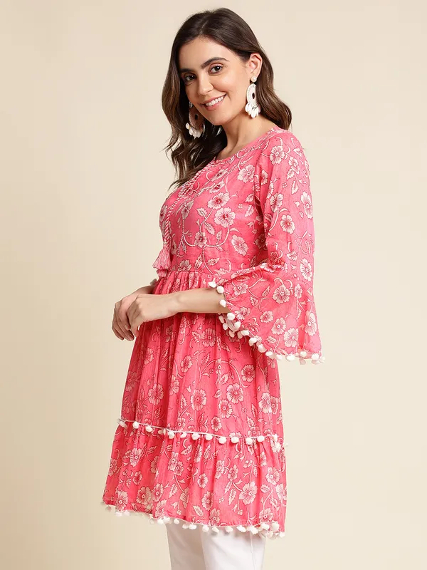 Pink_Flared_Printed_A-Line_Ethnic_Dresses