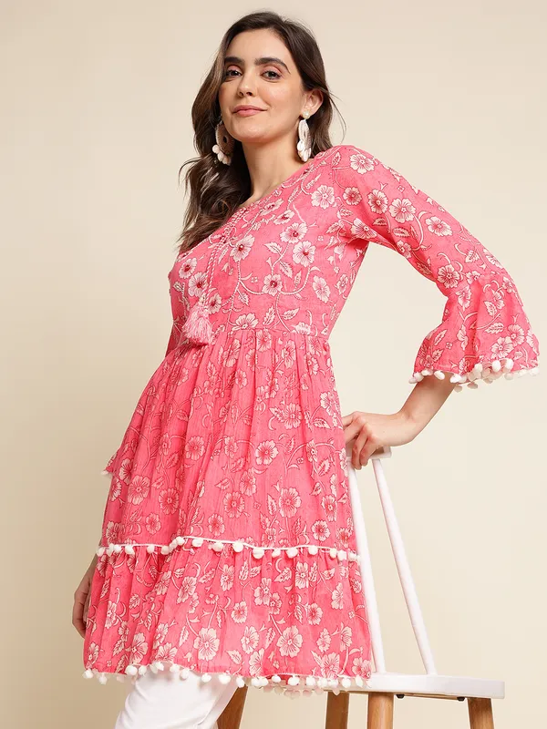 Pink_Flared_Printed_A-Line_Ethnic_Dresses
