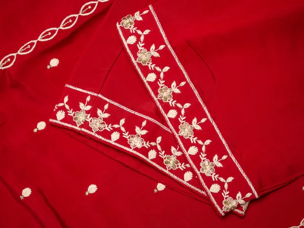 Red_Woven_Design__Straight_Kurta_and_Trousers_With_Dupatta