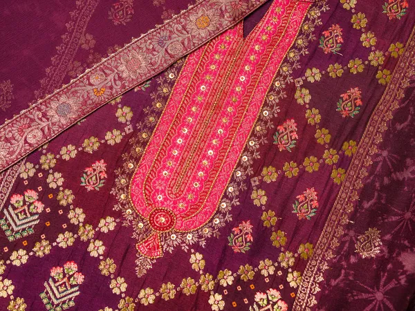 Purple_Embroidered_Woven_Design_Straight_Kurta_and_Trousers_With_Dupatta