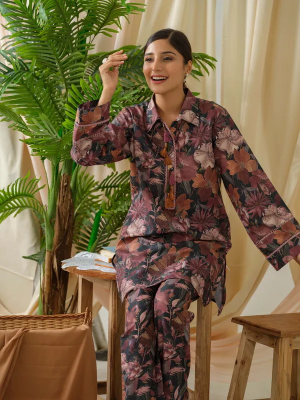Women__Multi_Floral_Printed_Tunic_and_Trousers