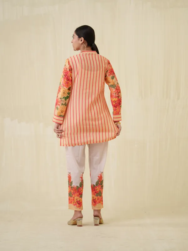 Orange_&_White_Casual_Printed_Regular_Top_and_Trousers