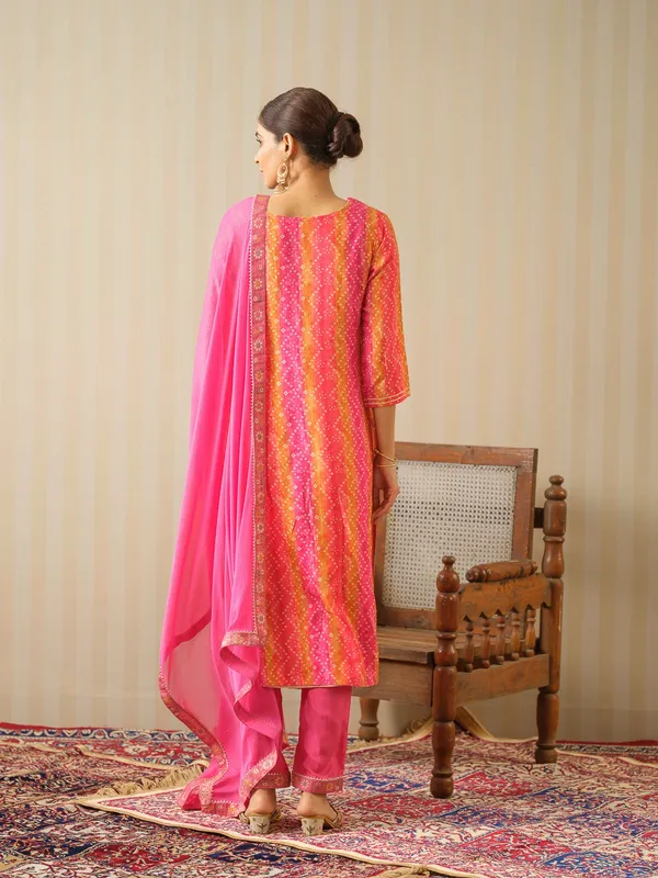 Pink_Embroidered_Woven_Design_Straight_Kurta_and_Trousers_With_Dupatta