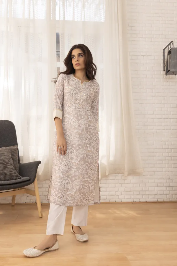 Women_Peach_Straight_Sequinned_Kurta_and_Trousers_With_Dupatta