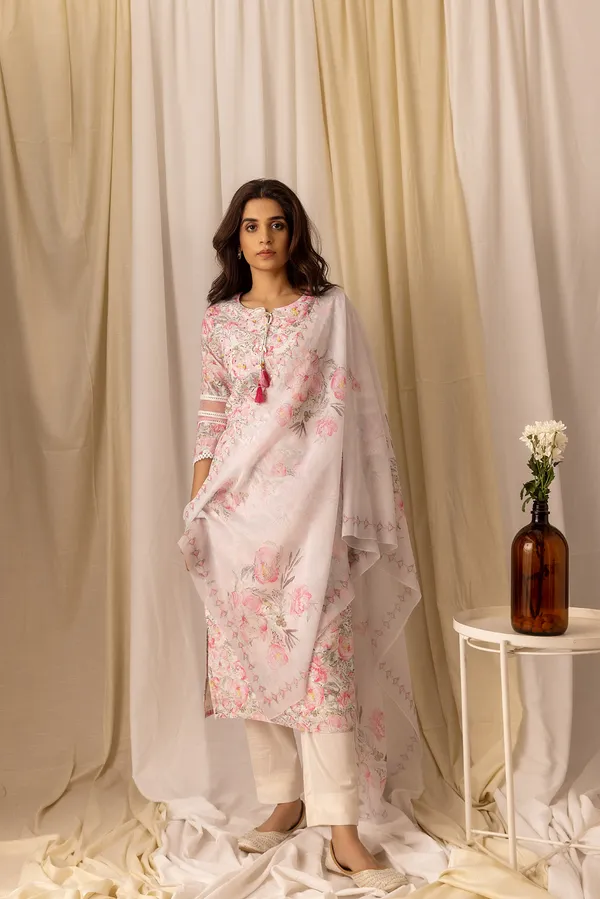 Women_Pink_A-Line_Sequinned_Kurta_and_Trousers_With_Dupatta