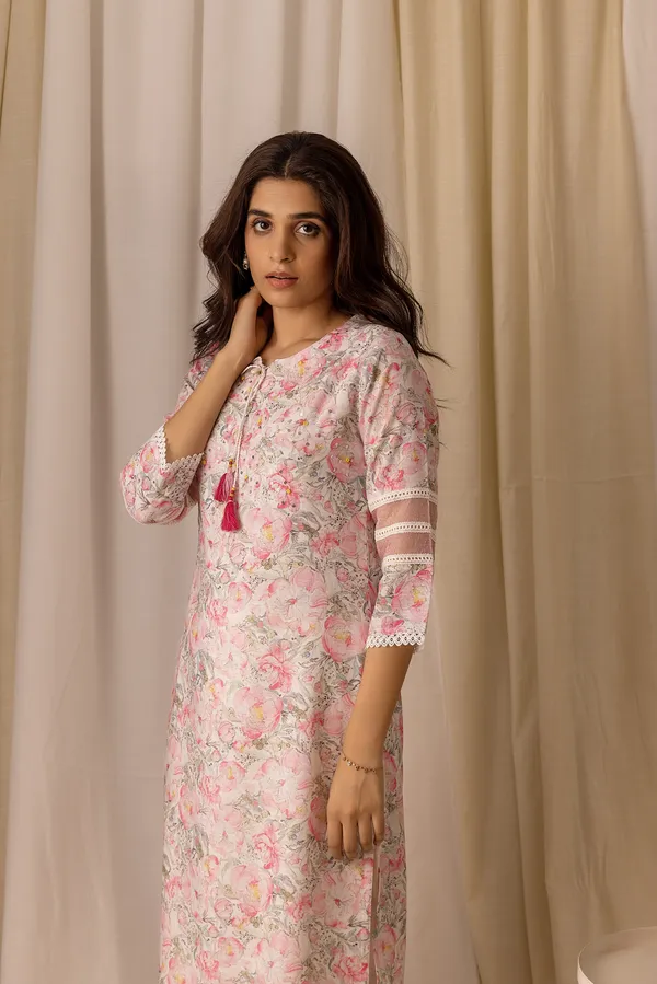 Women_Pink_A-Line_Sequinned_Kurta_and_Trousers_With_Dupatta