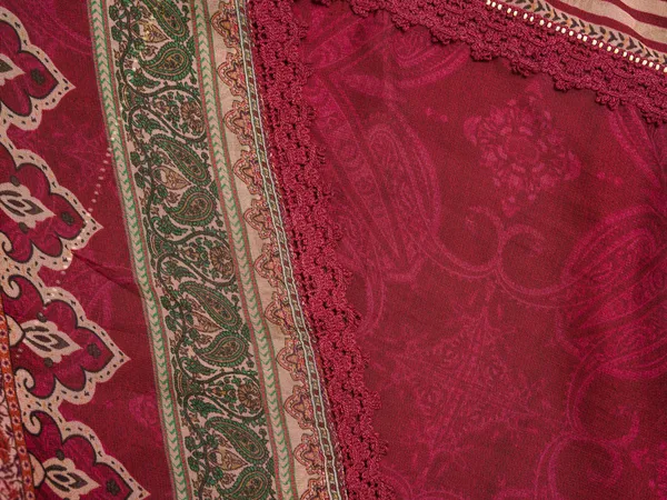 Red_Printed_Ethnic_Motifs_Straight_Kurta_and_Trousers_With_Dupatta