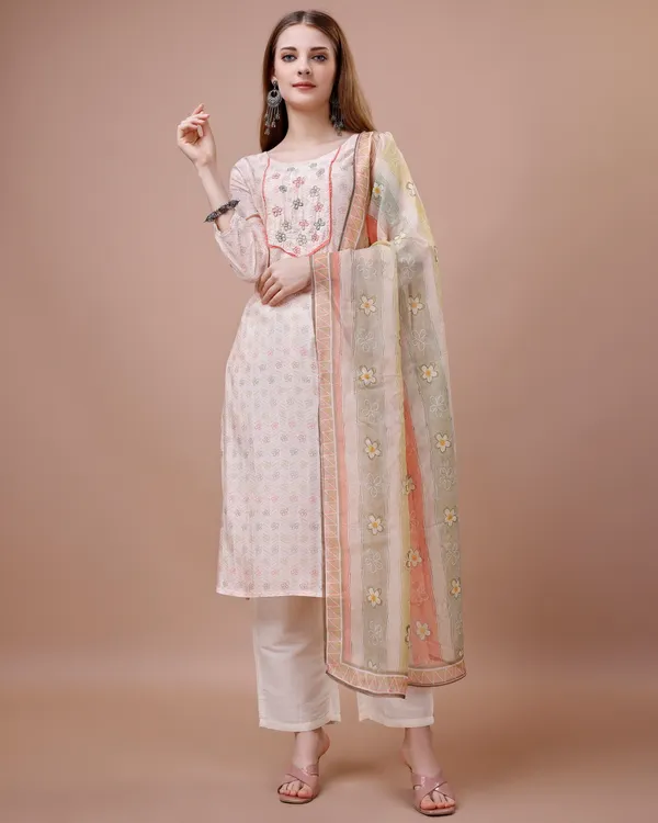 Off_White_Peach_Floral_Embroidered_Straight_Kurta_Kurta_and_Trousers_With_Dupatta