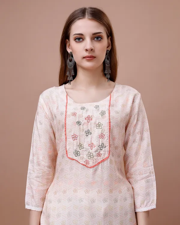 Off_White_Peach_Floral_Embroidered_Straight_Kurta_Kurta_and_Trousers_With_Dupatta