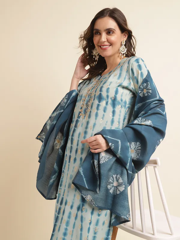 Blue_Geometric_Embroidered_Straight_Kurta_and_Trousers_With_Dupatta