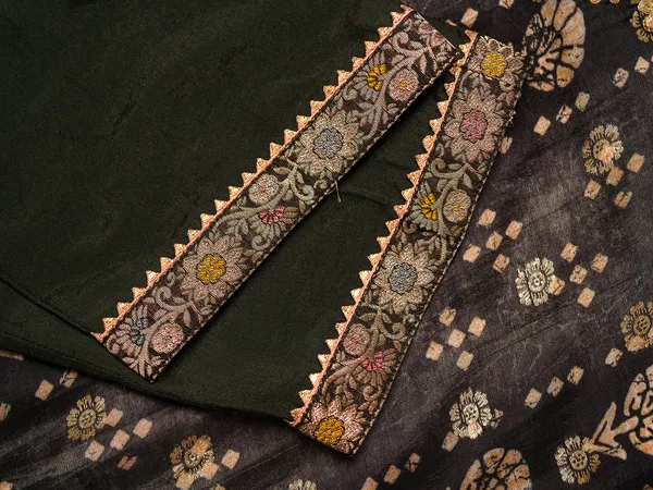 Black_Embroidered_Floral_Straight_Kurta_and_Trousers_With_Dupatta
