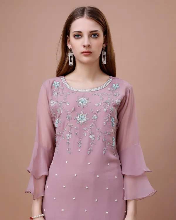 Rose_Floral_Embroidered_Straight_Kurta_and_Sharara_With_Dupatta