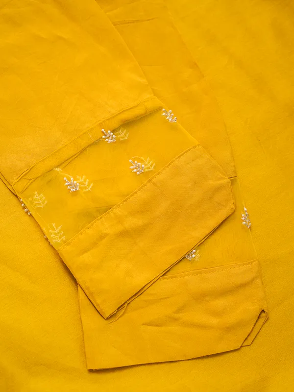 Yellow_Yoke_Design_Woven_Design_Straight_Kurta_and_Trousers_With_Dupatta