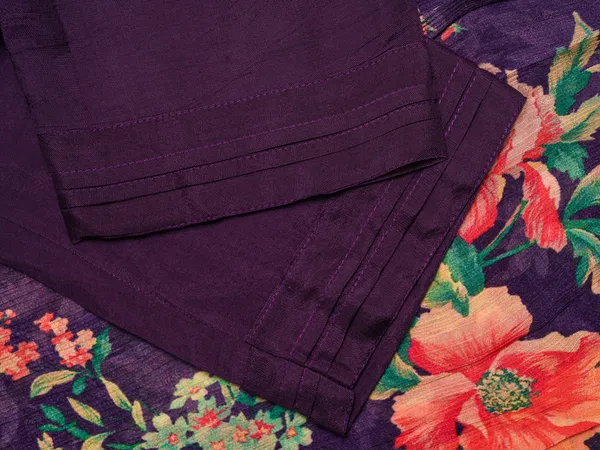 Purple_Printed_Floral_A-Line_Kurta_and_Trousers_With_Dupatta