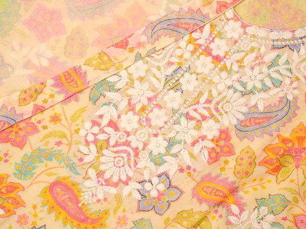 White_Yoke_Design_Floral_Straight_Kurta_and_Trousers_With_Dupatta