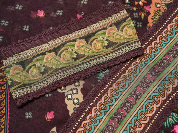 Black_Printed_Floral_Straight_Kurta_and_Trousers_With_Dupatta