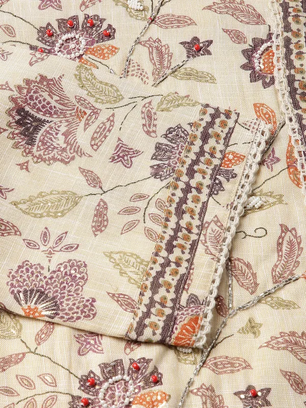 Beige_Floral_Printed_Straight_Kurta_and_Trousers