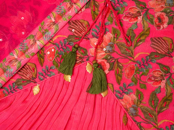 Pink_Embroidered_Calf_Length_Festive_Kurti_and_Trousers_With_Dupatta