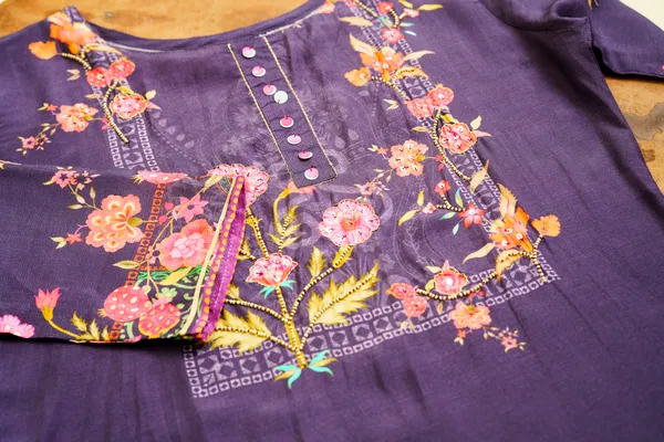 Purple_Embroidered_Calf_Length_Festive_Kurti_and_Trousers