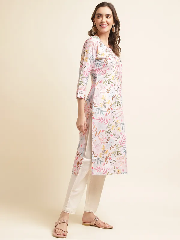 Women_White_Floral_Straight_Kurta_Sets