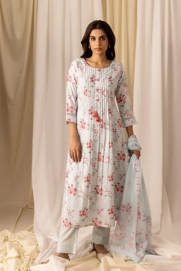 Women_White_A-Line_Sequinned_Kurta_and_Trousers_With_Dupatta