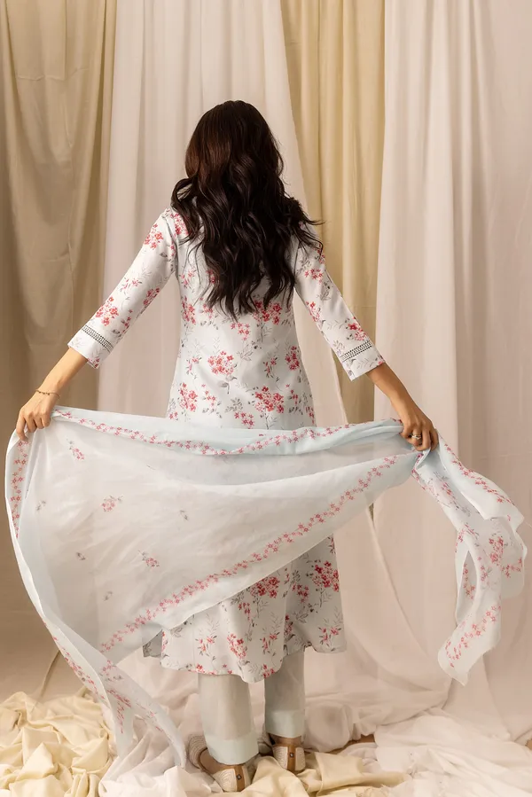 Women_White_A-Line_Sequinned_Kurta_and_Trousers_With_Dupatta