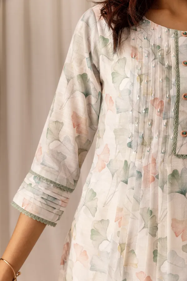 Women_White_A-Line_Sequinned_Kurta_and_Trousers_With_Dupatta