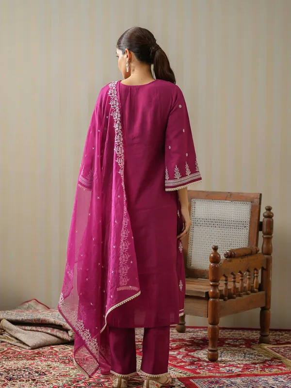 Purple_Embroidered_Woven_Design_Straight_Kurta_and_Trousers_With_Dupatta