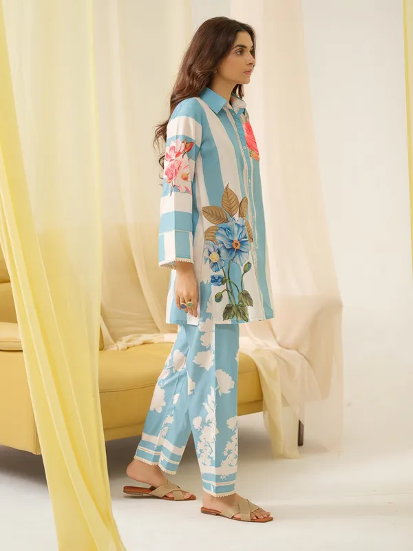 Light_Blue_Shirt_Collar_Printed_Shirt_Palazzos