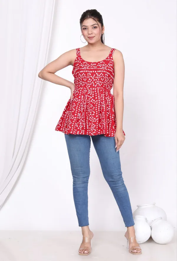 Red_Cotton_Casual_Sleeveless_Summer_Tops