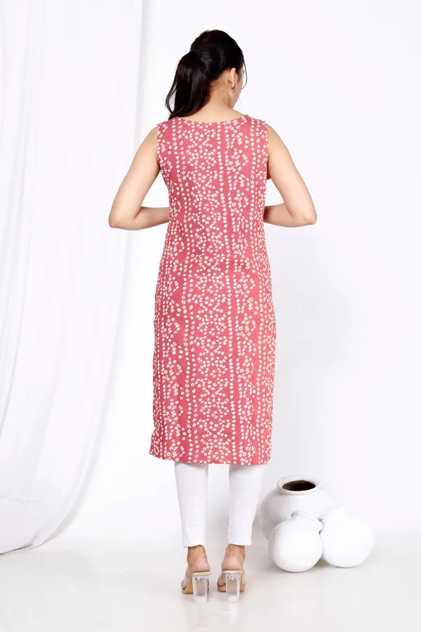 Peach_Cotton_Long_Fibres,_Extra_Softness_Kurti