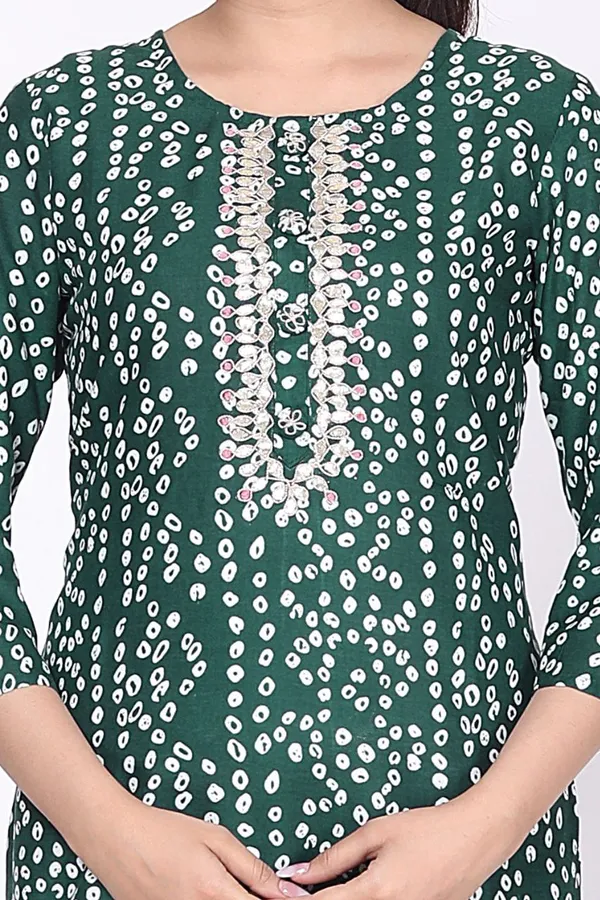 Green_Cotton_Long_Fibres,_Extra_Softness_Kurti