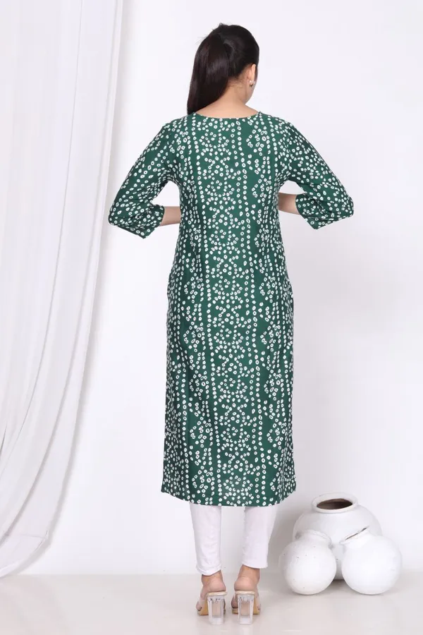 Green_Cotton_Long_Fibres,_Extra_Softness_Kurti