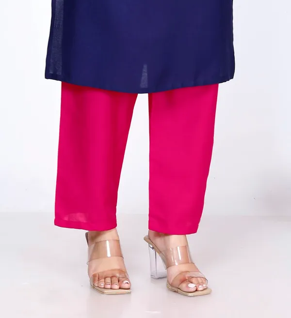 Blue_Cotton_Long_Fibres,_Extra_Softness_Kurti