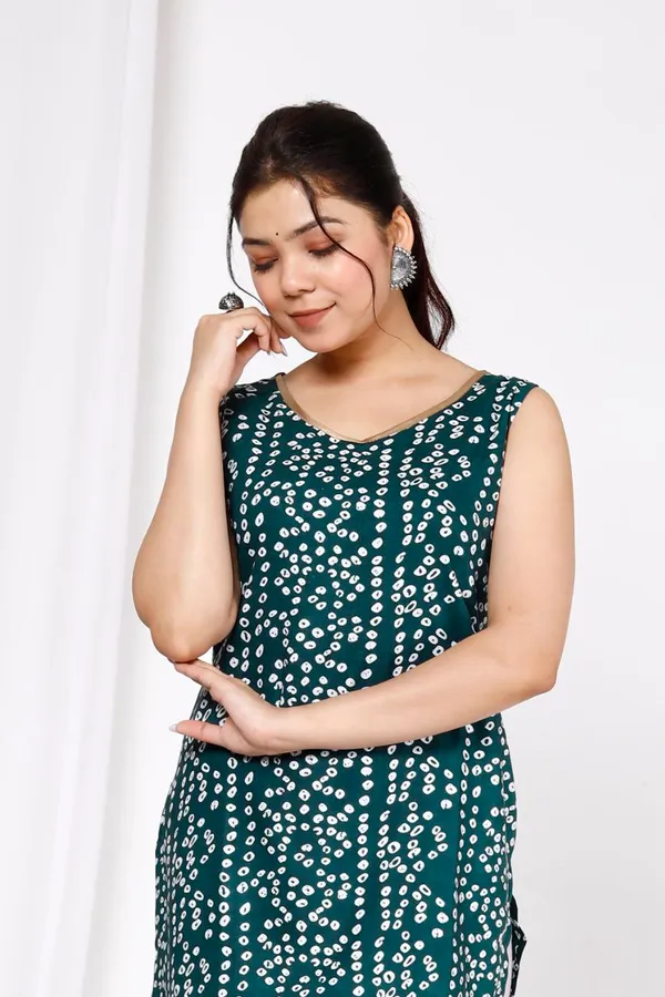 Green_Cotton_Long_Fibres,_Extra_Softness_Kurti