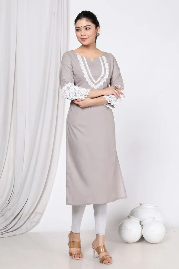 Grey_Cotton_Rayon_Lahori_Long_Fibres,_Extra_Softness_Kurti