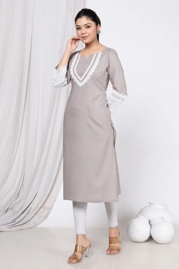 Grey_Cotton_Rayon_Lahori_Long_Fibres,_Extra_Softness_Kurti