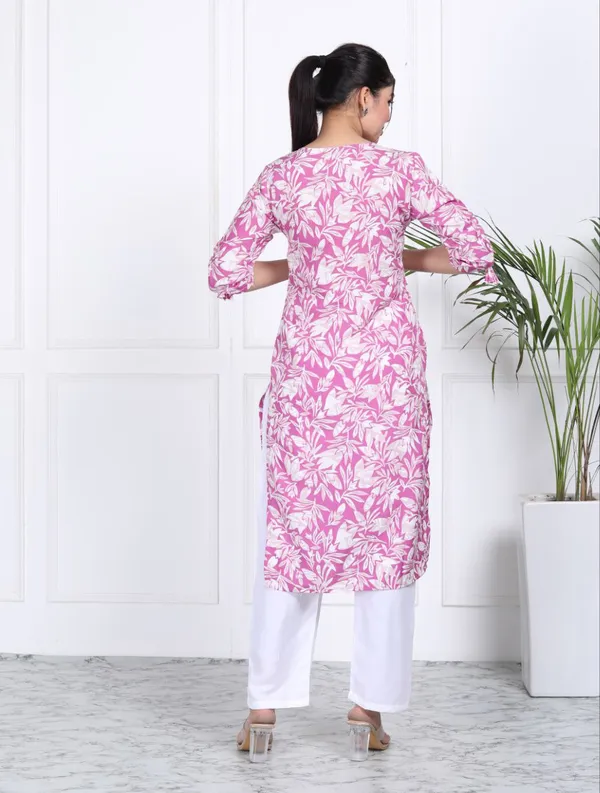 Pink_Cotton_Long_Fibres,_Extra_Softness_Kurti