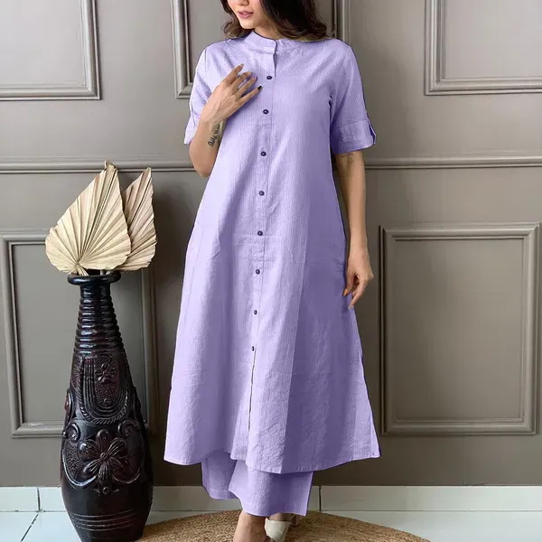 Purple_Cotton_Long_Fibres,_Extra_Softness_Kurti