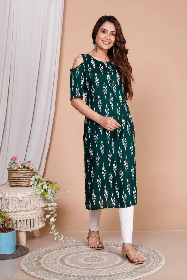 Green_Cotton_Rayon_Long_Fibres,_Extra_Softness_Kurti
