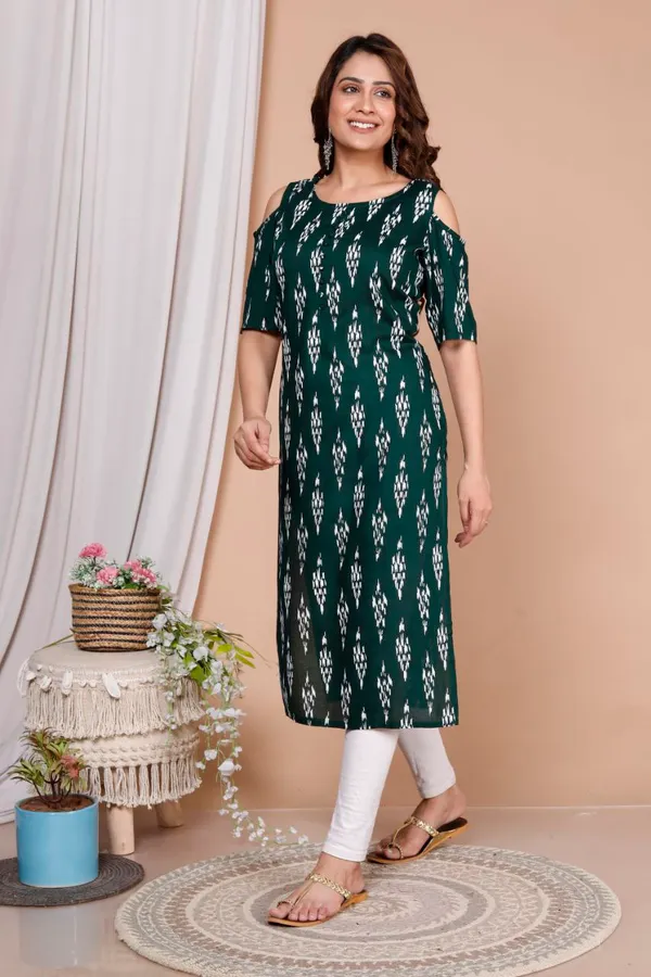 Green_Cotton_Rayon_Long_Fibres,_Extra_Softness_Kurti