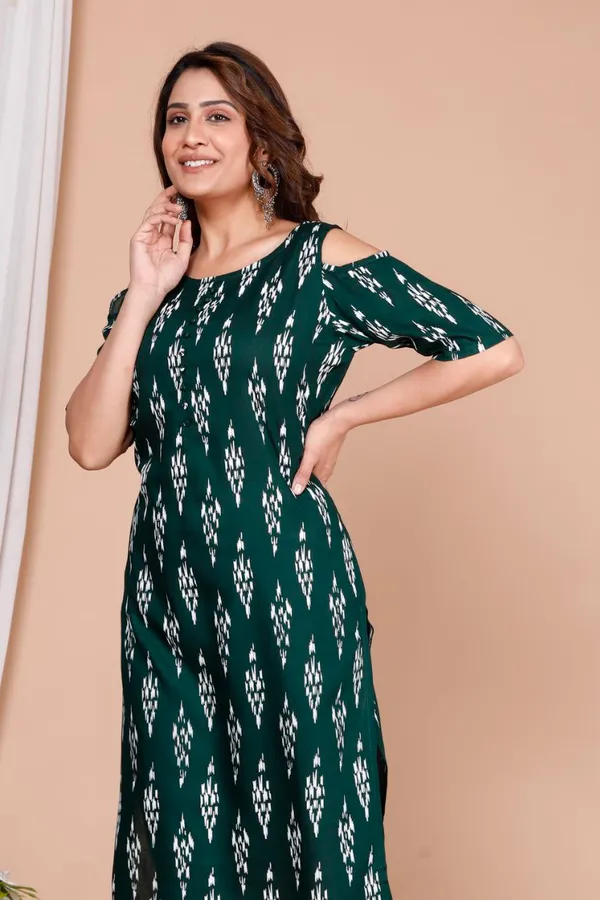 Green_Cotton_Rayon_Long_Fibres,_Extra_Softness_Kurti