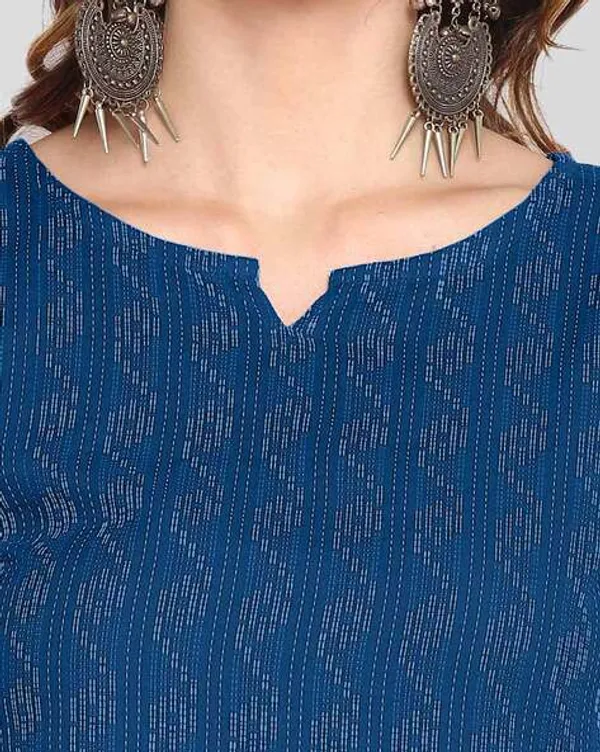 Blue_Cotton_Blend_Long_Fibres,_Extra_Softness_Kurti
