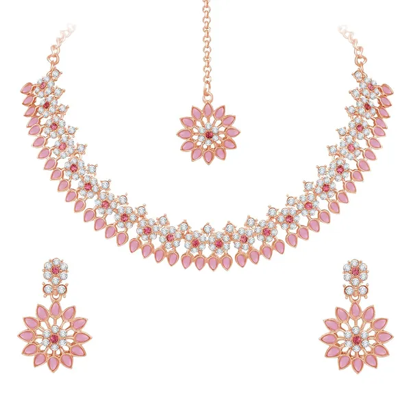 Silver_Plated_Crystal_Necklace_Jewellery_Set_with_Earrings_for_Women_Ideal_for_Party,_Wedding,_Festivals