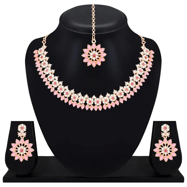 Silver_Plated_Crystal_Necklace_Jewellery_Set_with_Earrings_for_Women_Ideal_for_Party,_Wedding,_Festivals