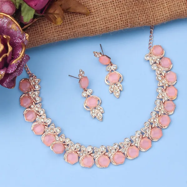 AD_Crystal_Women's_Necklace_Set_|_Jewellery_Set_With_Earrings